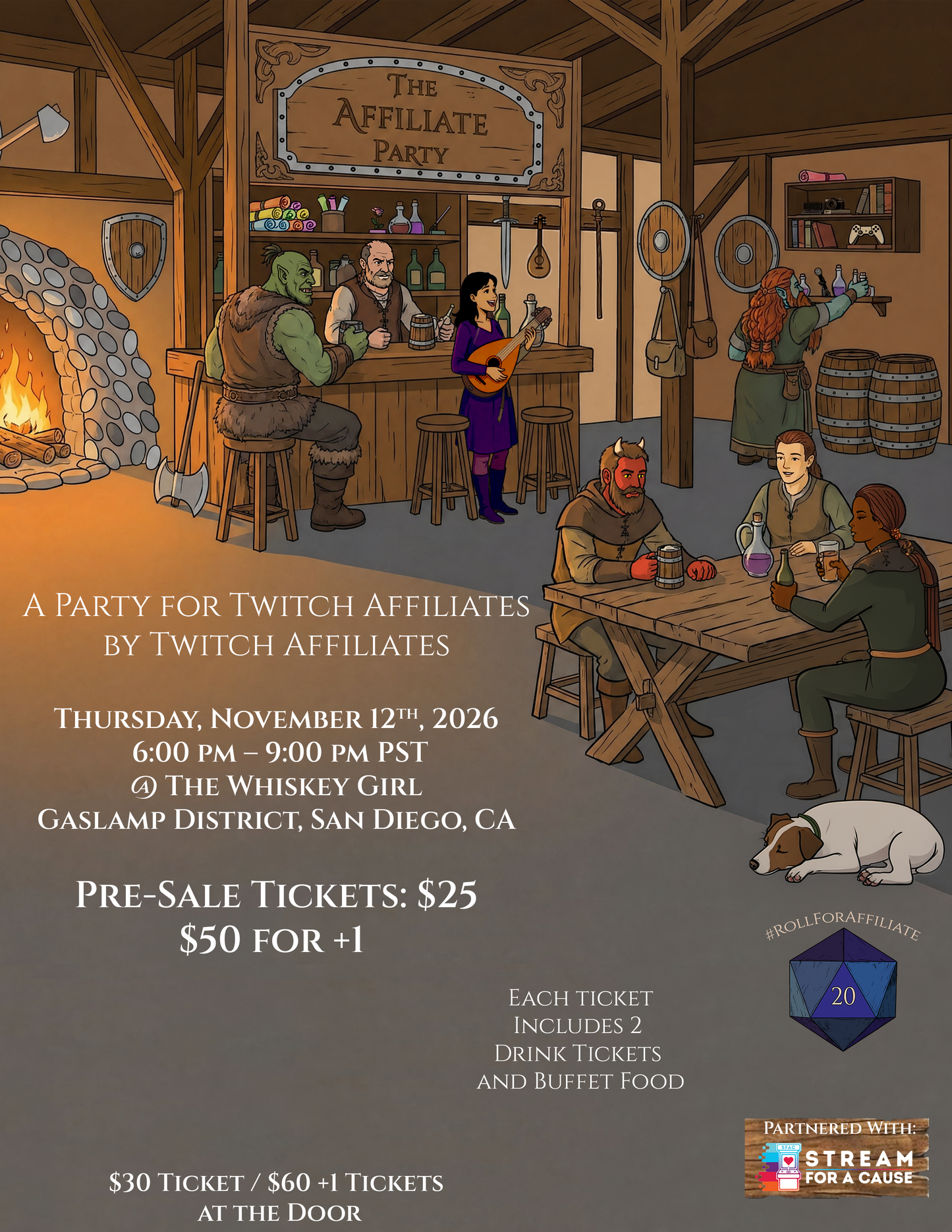 Affiliate Party Ticket